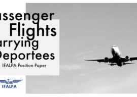 Position Paper: Passenger Flights Carrying Deportees