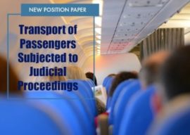 Position Paper: Transport of Passengers Subject to Judicial or Administrative Proceedings