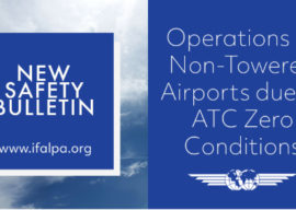 Safety Bulletin IFALPA: Operations at Non-Towered Airports due to ATC Zero Conditions