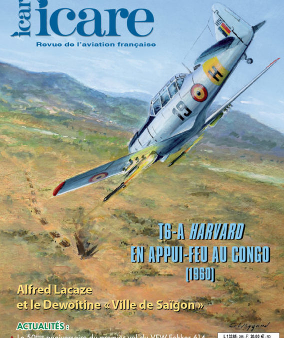 Icare n°258 – T6-A Harvard en appui-feu au Congo belge