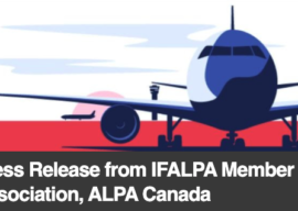 Press release from IFALPA Member Association, ALPA Canada