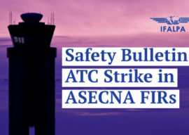 Safety Bulletin IFALPA: ATC Strike in ASECNA FIRs