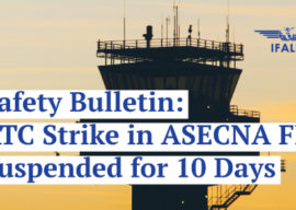 Safety Bulletin IFALPA: ATC Strike in ASECNA FIRs Suspended