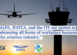 Joint Press Release IFALPA-IFATCA-ITF: International Aviation Organizations Condemn Workplace Harassment and Violence