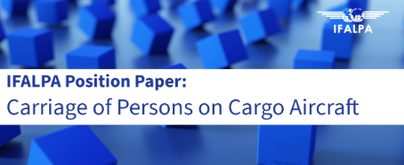 Position Paper IFALPA: Carriage of Persons on Cargo Aircraft